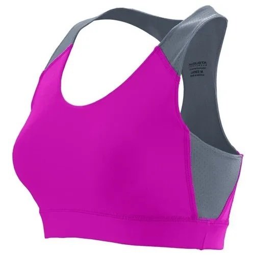 Ladies Sports Bra - Cotton Blend, Regular Fit, Full Coverage | Lightweight, Breathable, Skin-friendly, Non-padded, Hand Washable