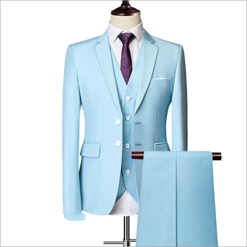 All Variants Mens 3 Piece Plain White Suit