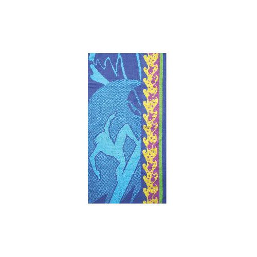 Jacquard Beach Towels – 100% Cotton, Multicolor, Soft & Highly Absorbent
