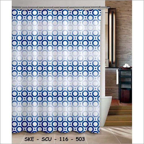Printed Cotton Shower Curtain 