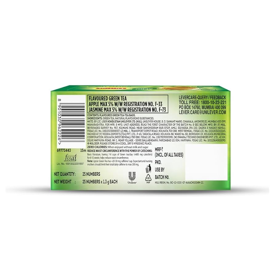A Grade 99% Pure Delicious Flavor And Great Taste Healthy Lipton Green Tea
