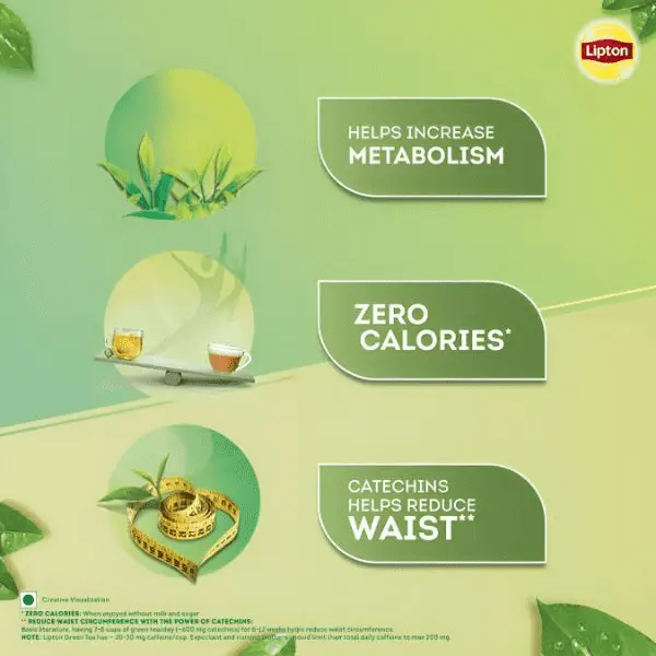 A Grade 99% Pure Delicious Flavor And Great Taste Healthy Lipton Green Tea