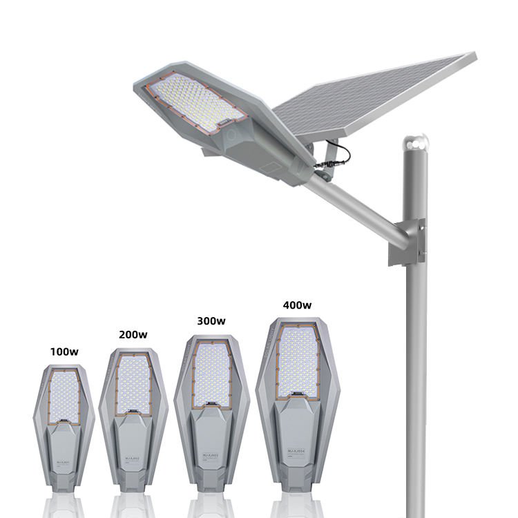 Solar LED Street Light 100W All-in-One with Motion Sensor