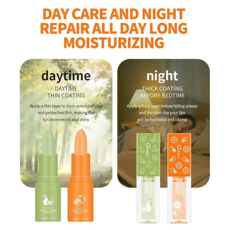 Temperature Changing Lip Balm Set