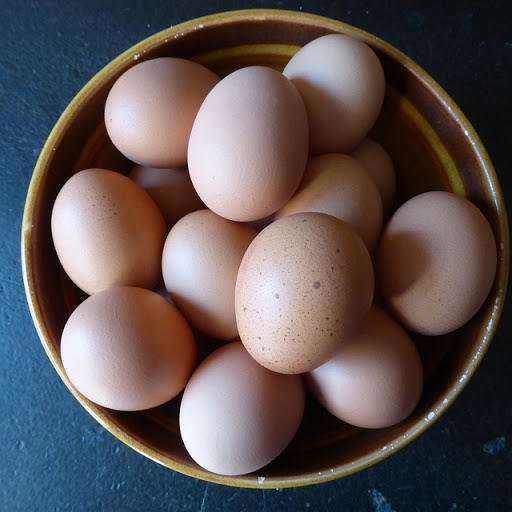 Farm Fresh Brown and White Chicken Table Eggs