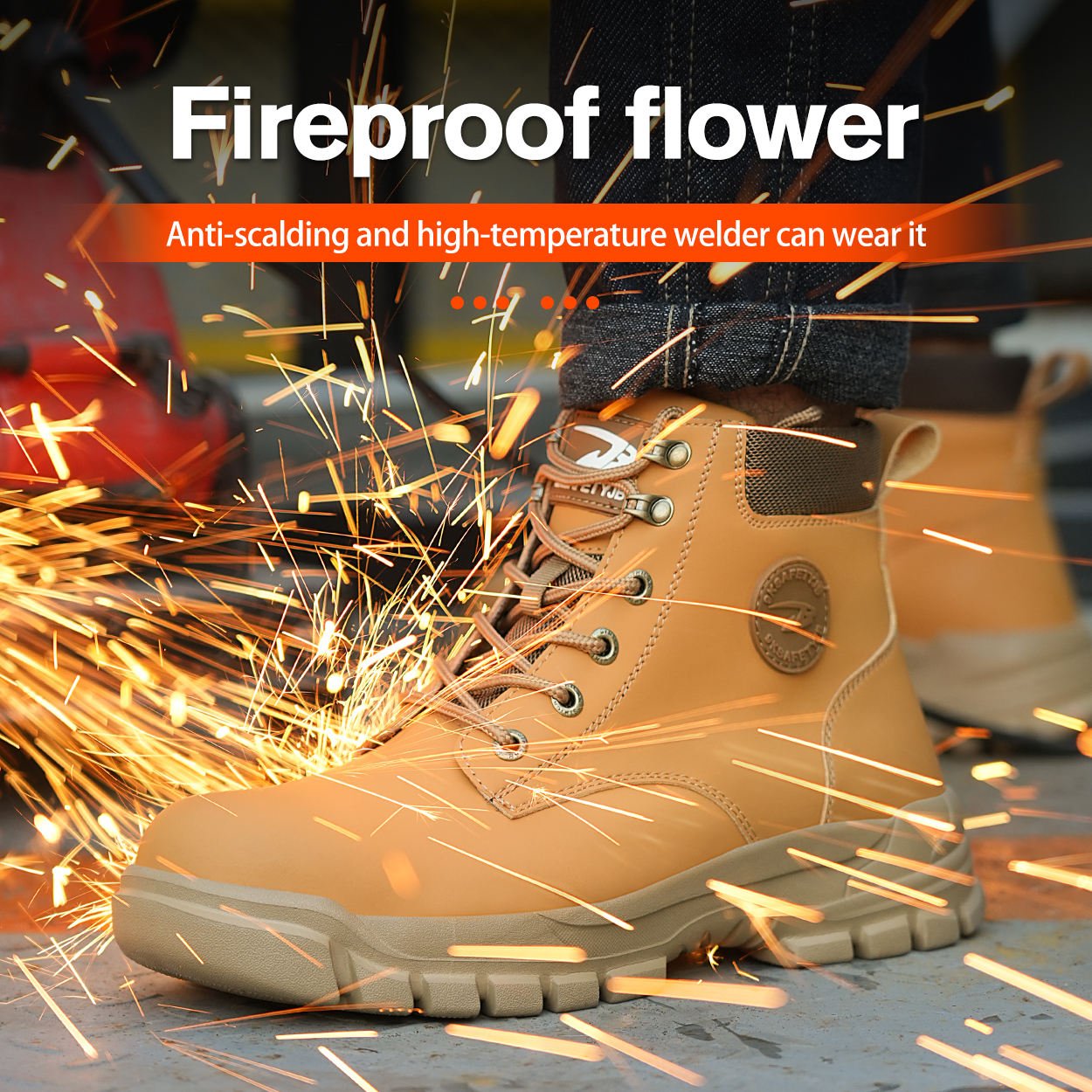 Non-Slip Steel Toe Work Shoes