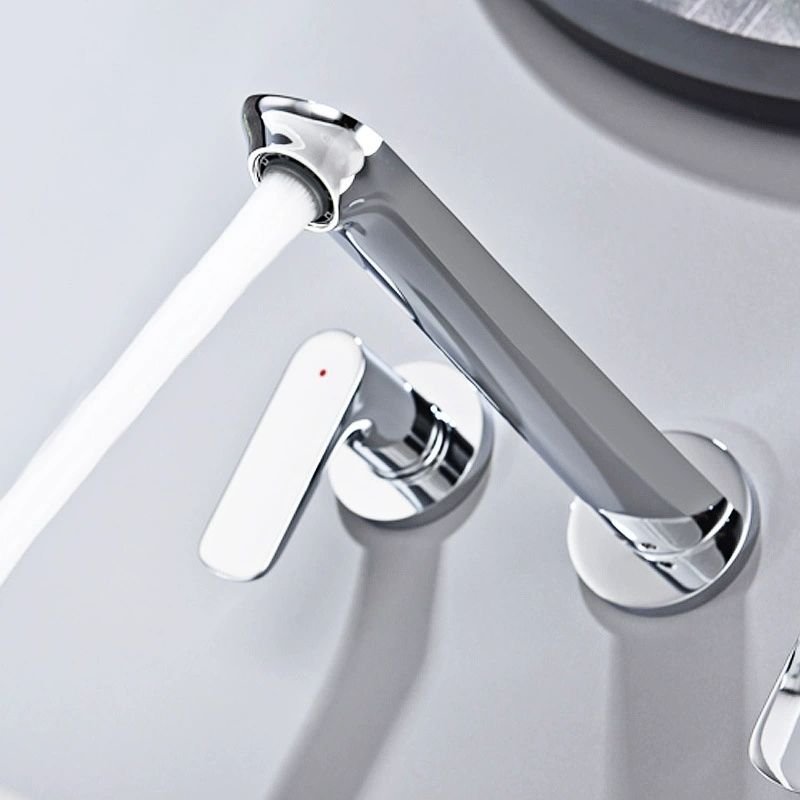 Brass Wall-Mount Basin Mixer