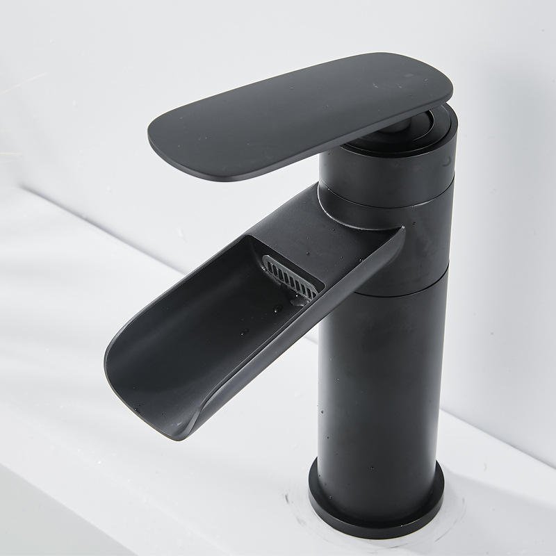 Full Brass Concealed Double Handle Faucet – Wall-mounted Countertop Basin Mixer