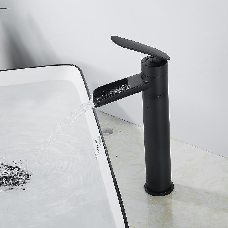 Full Brass Concealed Double Handle Faucet – Wall-mounted Countertop Basin Mixer