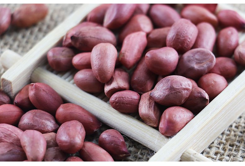 Made in China Rich Protein Red Skin Peanuts Organic Raw Peanuts Kernel Wholesale