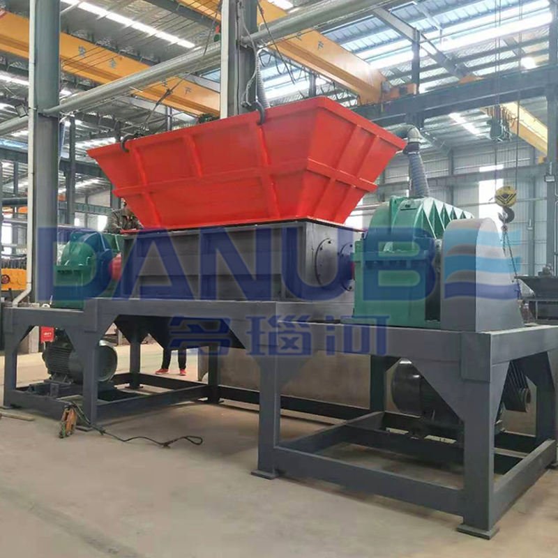 Double Shaft Plastic Waste Shredder Machine