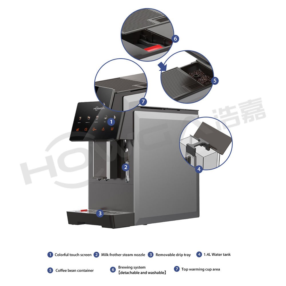 Factory DIY Mode Automatic Espresso Coffee Machine