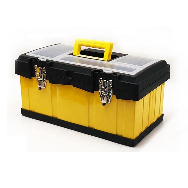 General Purpose 19/22 Inch Hard Plastic Tool Storage Box with Removable Parts