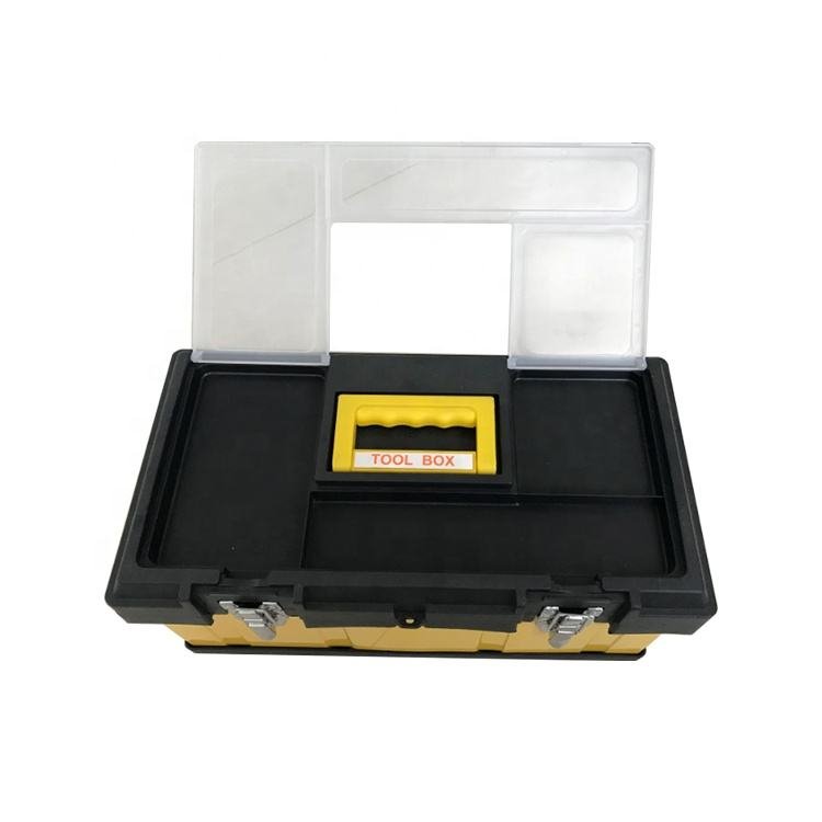 General Purpose 19/22 Inch Hard Plastic Tool Storage Box with Removable Parts