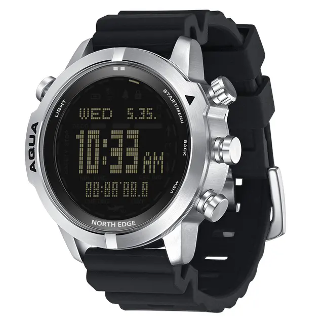 NORTH EDGE Men's Professional Diving Digital Watch