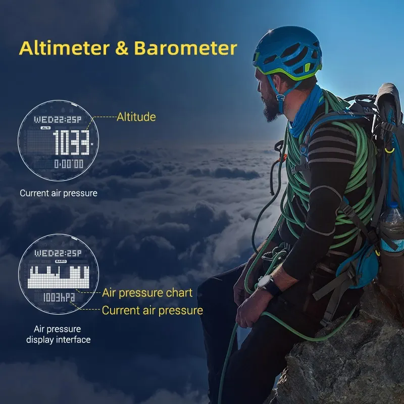 NORTH EDGE Men's Professional Diving Digital Watch