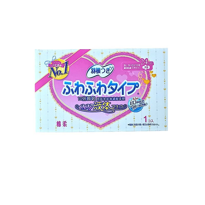  Tsuki LIQUID Sanitary Pad (240 mm, 18 pcs per bag x 24 bag), Day Use