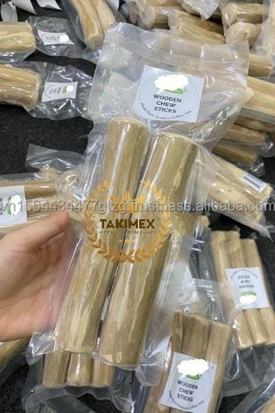 Eco-Friendly Dog Chew Stick Long-Lasting Coffee Wood for Halloween & Birthday Simple Style