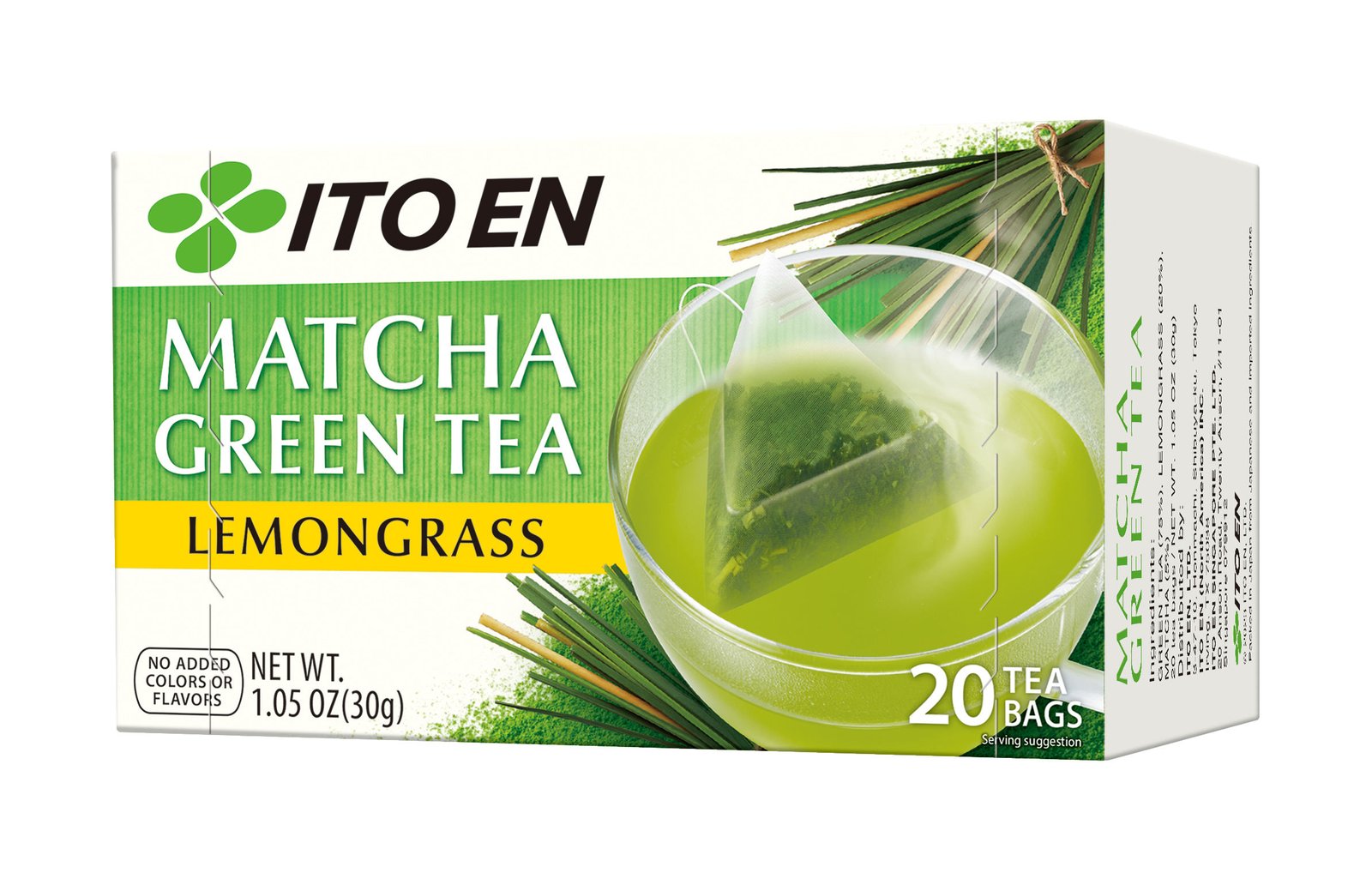 High Quality Japanese Lemongrass Matcha Green Tea Bags for Personal Use and Gift Giving Wholesale flavor tea