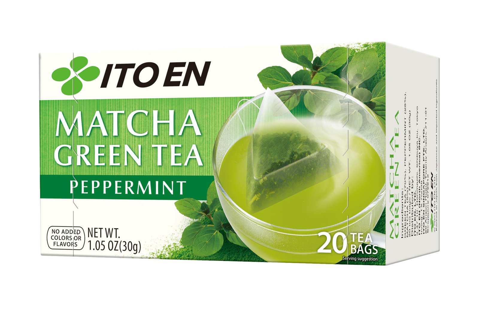 High Quality Halal Kosher Certified Green Matcha Peppermint Leaf Tea Best Quality Tea Bag Style flavor tea