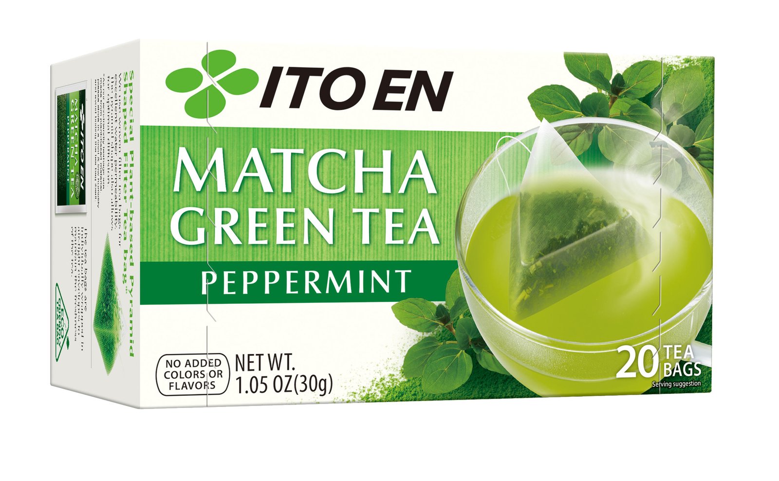 High Quality Halal Kosher Certified Green Matcha Peppermint Leaf Tea Best Quality Tea Bag Style flavor tea
