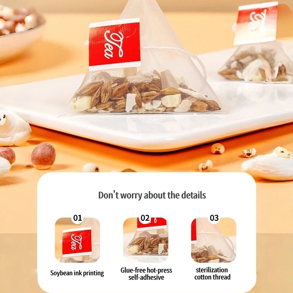 Custom 100% Health Chinese Herbal Organic Drink Remover Dampness Eliminating Bad Breath Treatment Job's Tears Poria Yam Tea