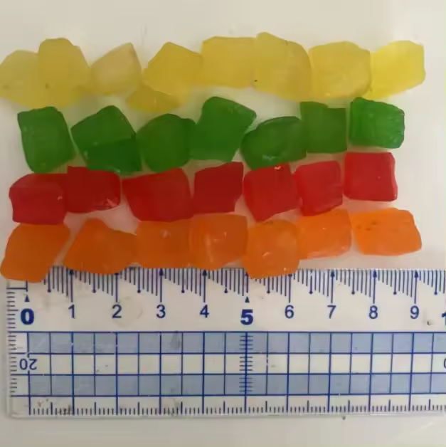 Delicious and Fragrant, Soft and High-quality Four-color Papaya Cubes