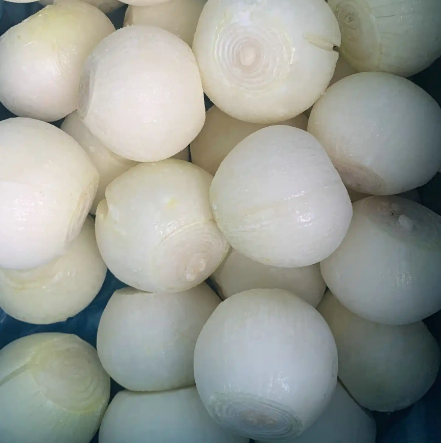 Factory Export Hot Sale 2025 New Crop IQF Frozen Red /White Onion Balls Ball Peeled Cheap Price Customized Packaging OEM BRC