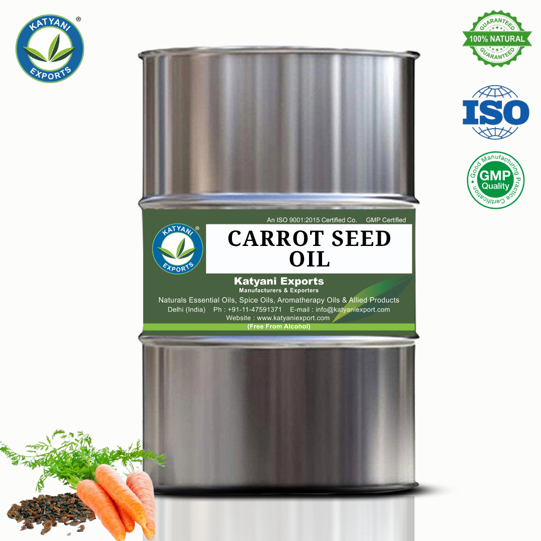 Bulk Carrot Seed Essential Oil for Personal Care Ideal for Face Masks, Cleansers, and Night Creams Custom Branding Available