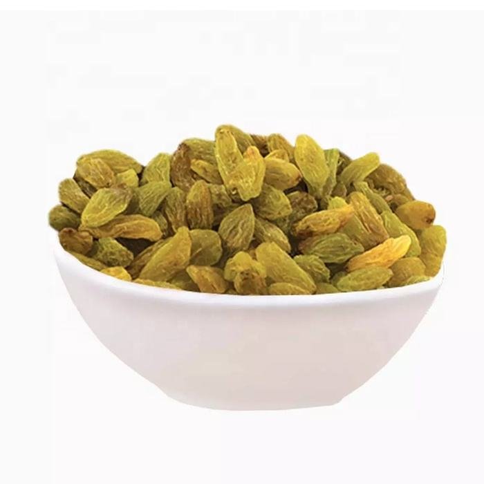 Organic Premium Direct Kishmish Long Pattern Sun Dried Fruit Snack Black Green Golden Raisins Natural Water Preserved Sweet
