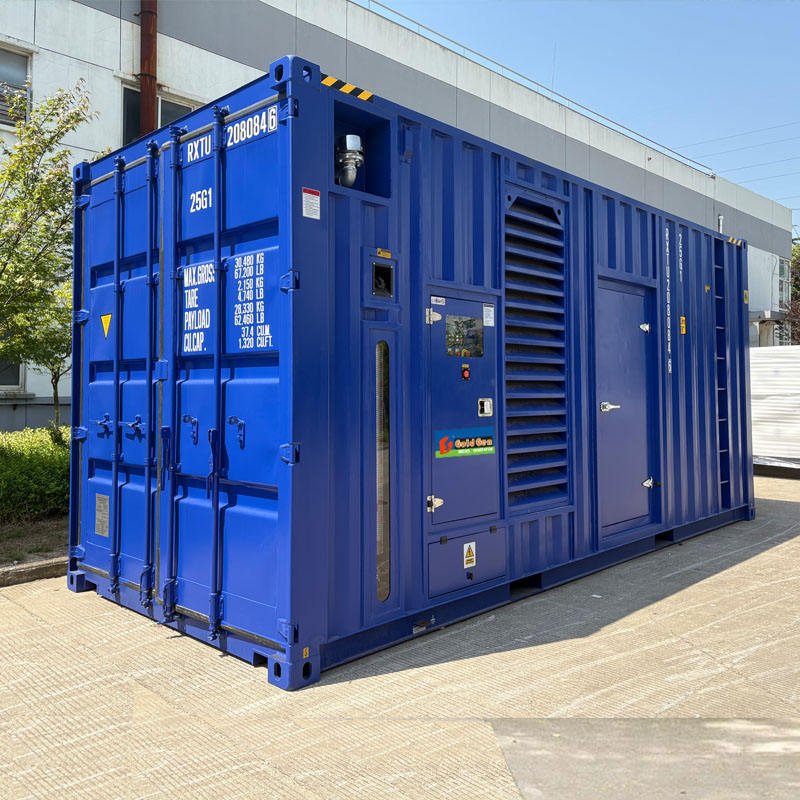 Low Noise 1000kVA 1500kva 2000kva 2500kva 3000kVA Diesel Generator Set with Anti-vibration Pads Price for City