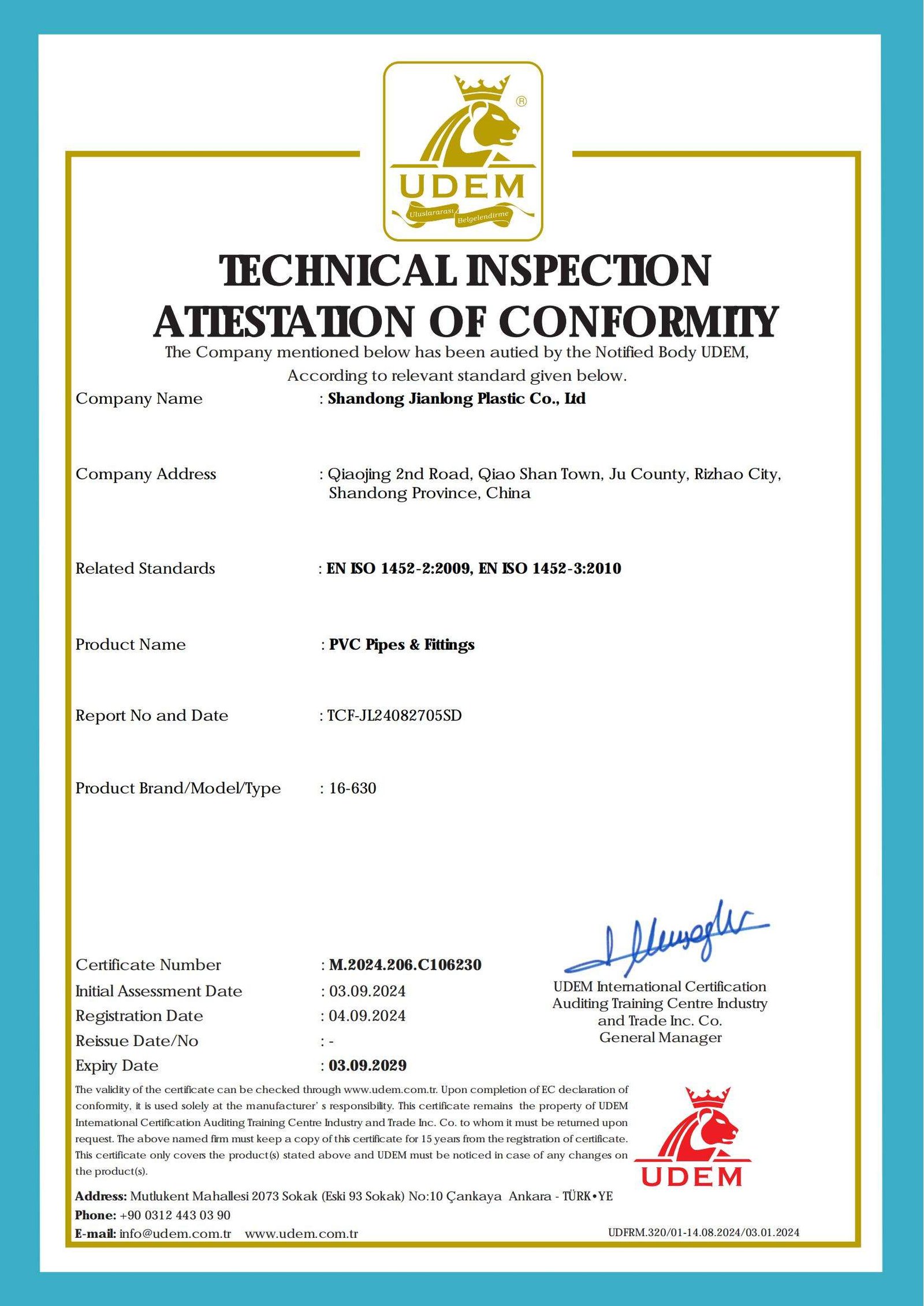 High Quality PVC Electrical Casing Conduti Pipe for Indoor Outdoor Electrical Wiring Project