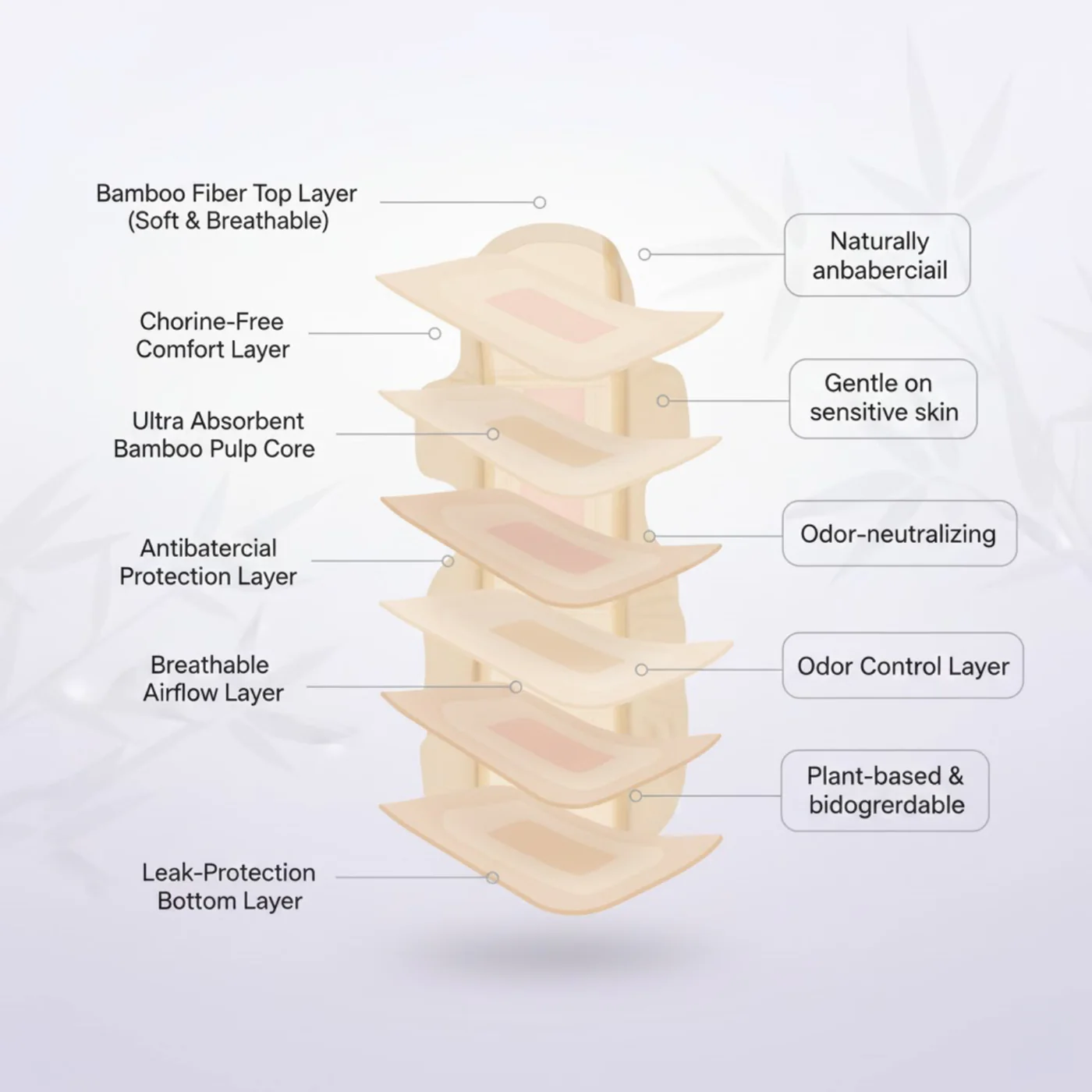 Bamboo Pads – Soft, Rash-Free Sanitary Napkins