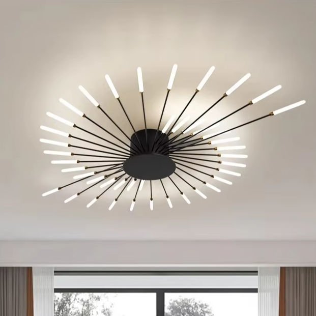Modern Creative Fashion Luxury Acrylic Ceiling Chandelier Lamp Hotel Home Decor Fireworks Led Ceiling Light Chandeliers