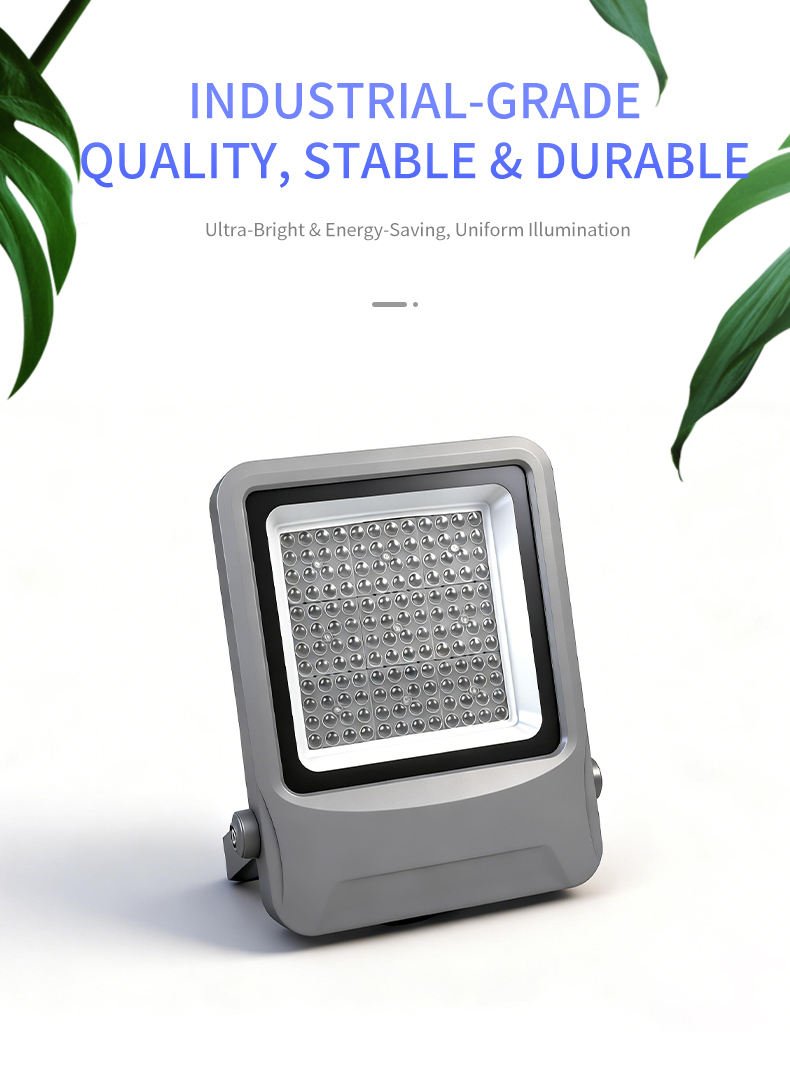 Durable 50000 Hour High Brightness 300W IP65 Waterproof COB LED Outdoor Wall-Mounted Floodlight