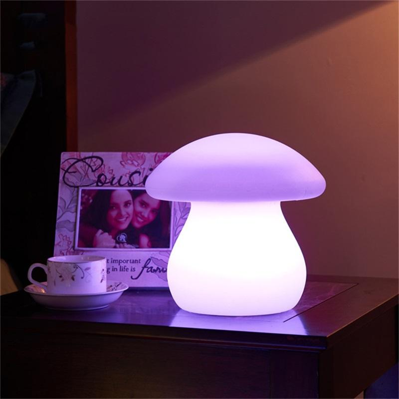 Hot Sale LED Night Lights Creative Mushroom Contemporary Decorative for Home Table Atmosphere Lamps