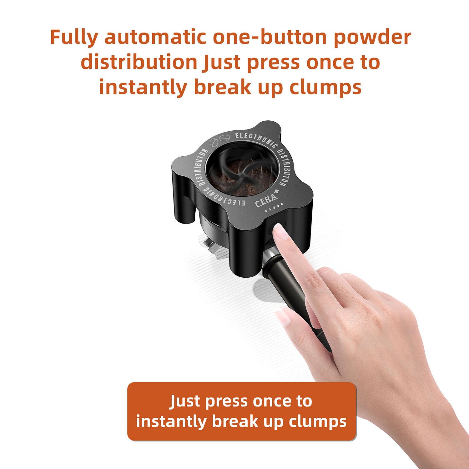 High Quality Modern Electric WDT Tool Rack 14 Ceramic Barista Tools Needle-type Design Eco-Friendly Espresso Coffee Maker Tools