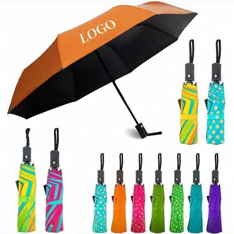 Xiamen United Wholesale Custom Automatic Folding Umbrella Large UV Protection Sunscreen with 12K Ribs Design for Business Gifts