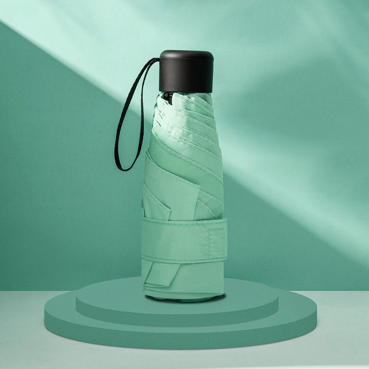 Umbrella Manufacturer Folding Super Mini 6K Custom logo Printing Umbrella Small Rain Sun Umbrella