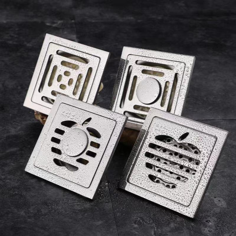 Accessory Sanitary Hardware Floor Drain Products Waste Grates Tile Insert Floor Drain Trap Square Floor Drain for Bathroom