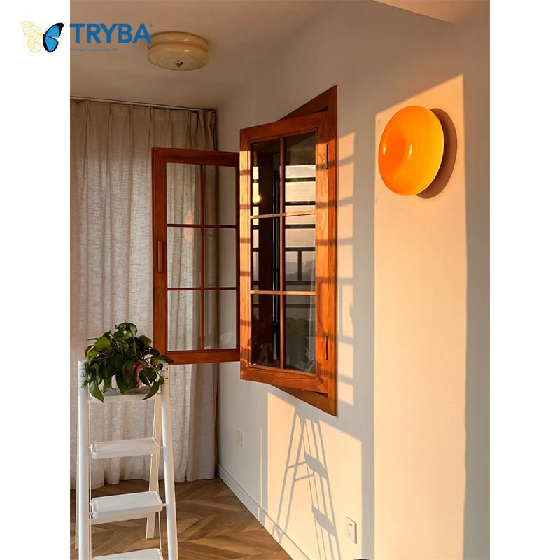 TRYBA Europe Style Double Glazed Low-e Glass PVC UPVC Casement windows and Doors
