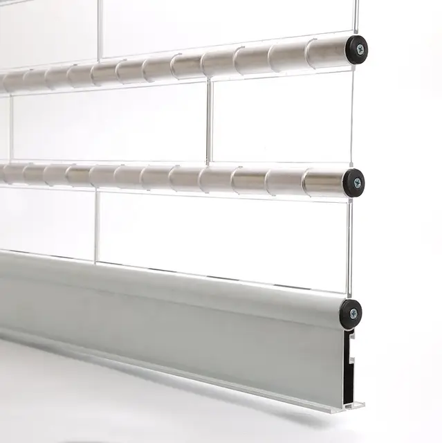 Modern Commercial Clear PC Transparent Waterproof Sheet Roller Shutter Slats for Supermarket Sliding Open Style Rolling Mall