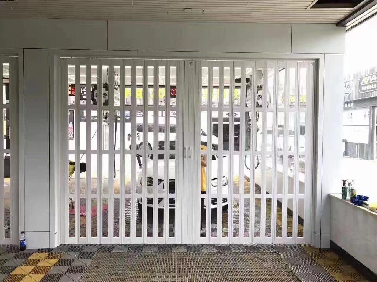 PVC Folding Door Plastic Accordion Doors Interior PVC Sliding Door