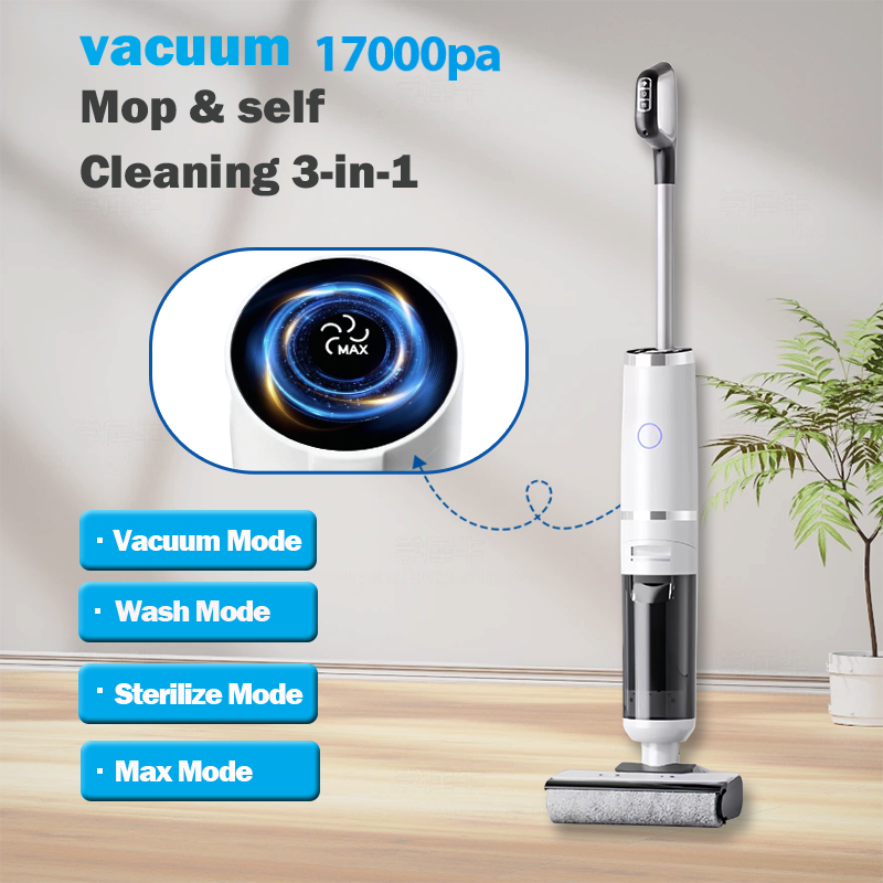 Commercial Wet and Dry Vaccume Cleaner Self-cleaning Household Carpet and Floor Washer with Electrolyzed Water Function