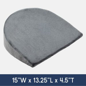 Pregnancy Body Wedge Pillow Soft Memory Foam for Belly Support, Firmer Support Foam on Reverse, Portable and Washable