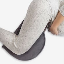 Pregnancy Body Wedge Pillow Soft Memory Foam for Belly Support, Firmer Support Foam on Reverse, Portable and Washable