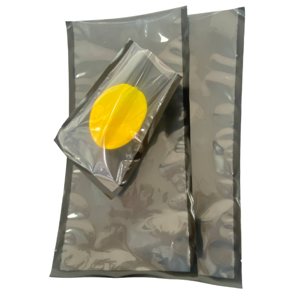 Custom Printed Black Plastic Food Vacuum Packaging Frozen Food Package Bags