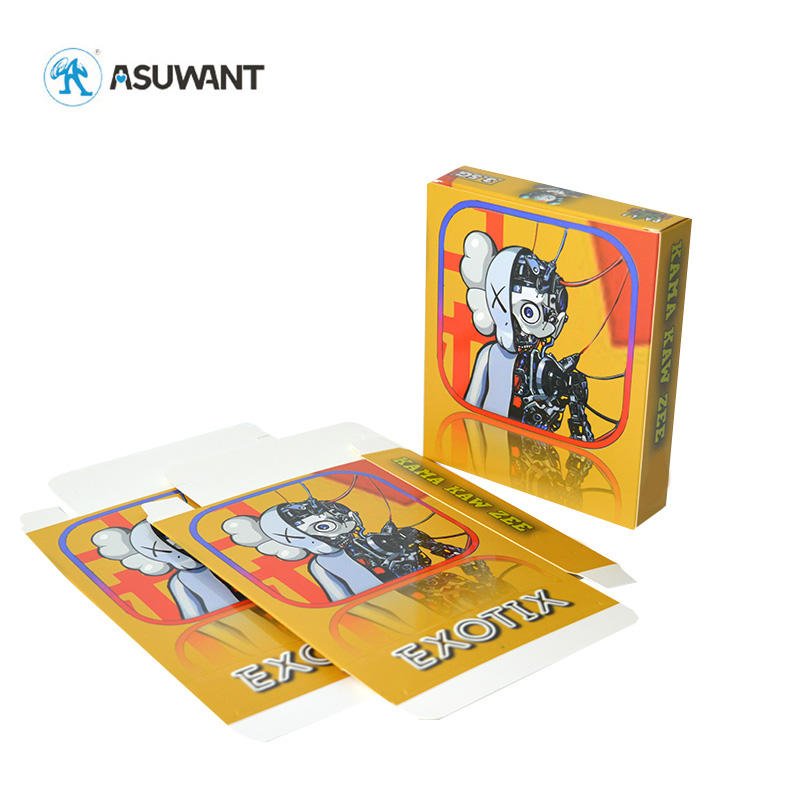 Hot Selling Custom Die Cut 3.5g Mylar Bag Gravure Printed Recyclable Ziplock Pouch Smell Proof Mylar Bag and Paper Box Packaging