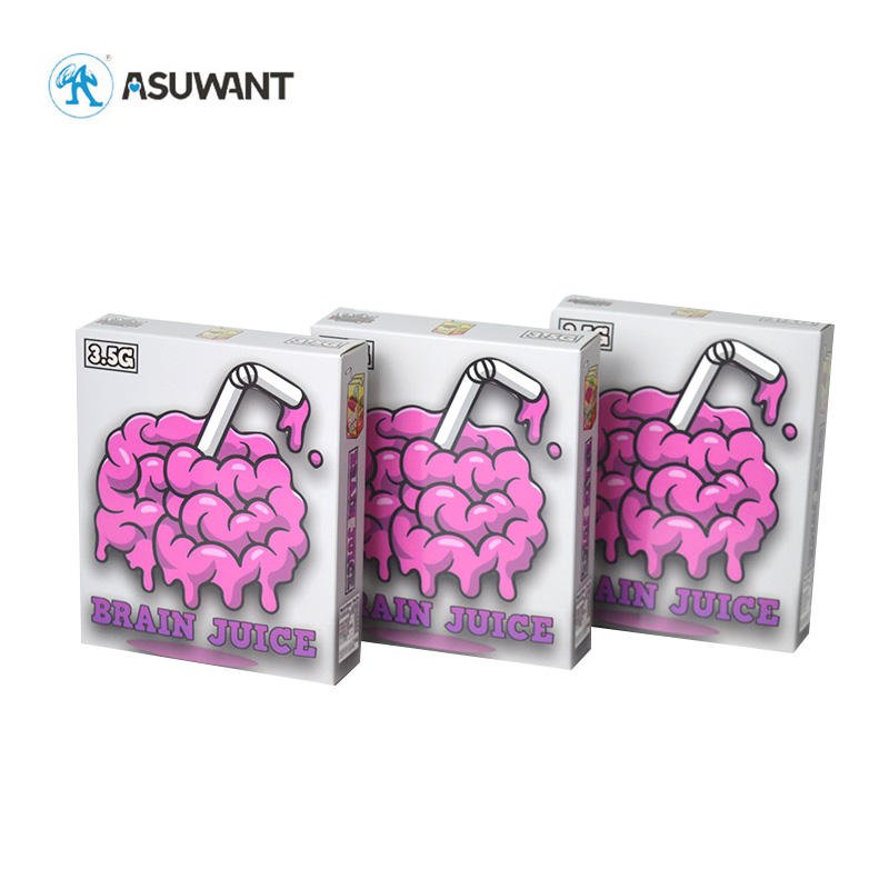 Custom Logo Printed 3.5G Mylar Plastic Bags Special Shape Die Cut Packaging Box for Biscuit Food