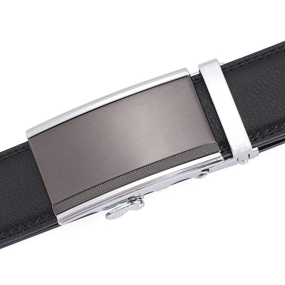 Men's Luxury Western Style Genuine Cow Hide Leather Belt Alloy Auto Lock Buckle Eco-Friendly Breathable Lightweight Floral 3.5cm